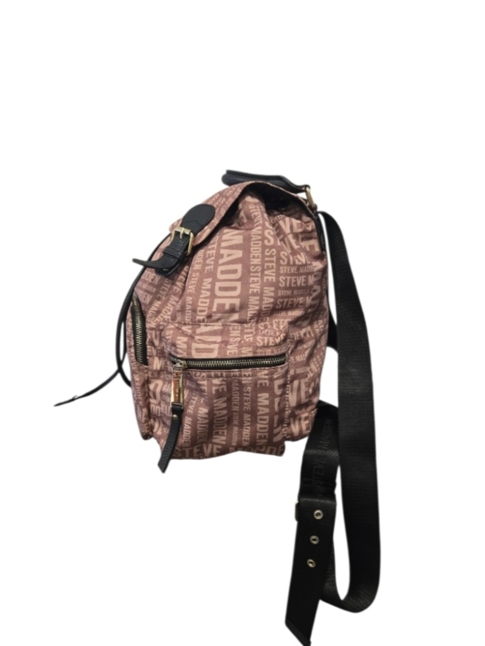 Steve Madden Peach Monogram Backpack - Picture 3 of 14